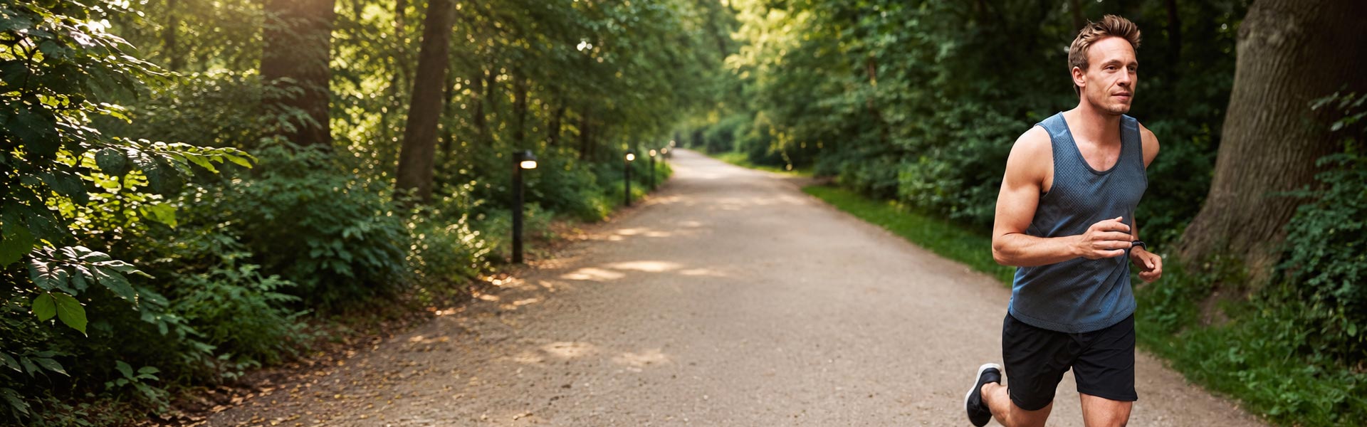 Man jogging